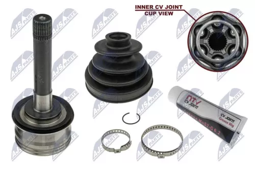 NTY NTY NPZ-TY-078 Front Left Front Right Inner NTY Cv Joint & Boot Kit 