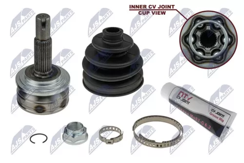 NTY NTY NPZ-TY-079 Front Left Front Right NTY Cv Joint & Boot Kit 