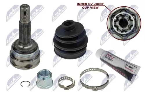 NTY NTY NPZ-TY-085 Rear Left Rear Right NTY Cv Joint & Boot Kit 