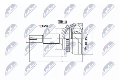 Front Left Front Right NTY Cv Joint & Boot Kit