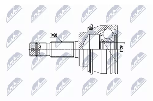 Outer NTY Cv Joint & Boot Kit