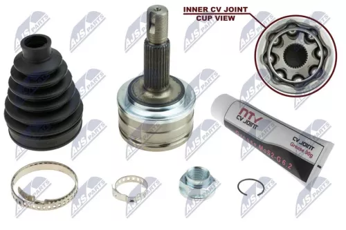 NTY NTY NPZ-TY-105 Front Left Front Right NTY Cv Joint & Boot Kit 