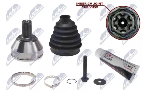 NTY NTY NPZ-VV-018 Front Outer NTY Cv Joint & Boot Kit 