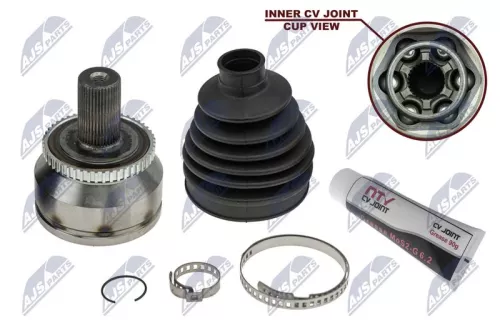 NTY NTY NPZ-VV-019 Front Left Front Right NTY Cv Joint & Boot Kit 
