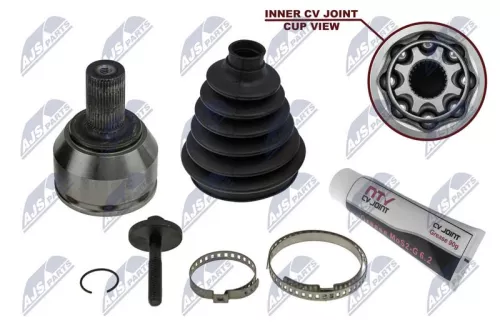 NTY NTY NPZ-VV-022 Front Left Front Right NTY Cv Joint & Boot Kit 