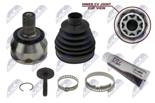 NTY NTY NPZ-VV-023 Front Left Front Right NTY Cv Joint & Boot Kit 