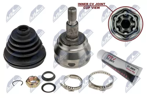 NTY NTY NPZ-VW-005 Front Left Front Right NTY Cv Joint & Boot Kit 
