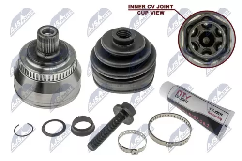 NTY NTY NPZ-VW-029 Outer NTY Cv Joint & Boot Kit 