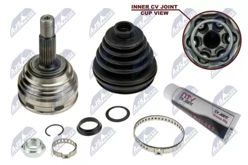 NTY NTY NPZ-VW-034 Outer NTY Cv Joint & Boot Kit 