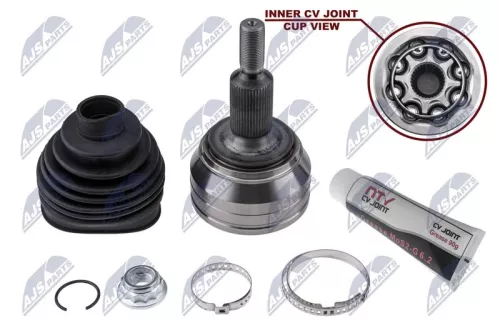 NTY NTY NPZ-VW-045 Front Left Front Right Outer NTY Cv Joint & Boot Kit 