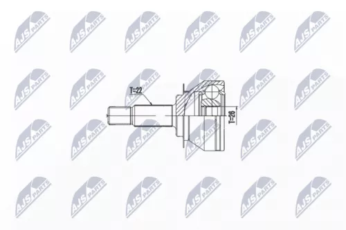NTY NTY NPZ-VW-046 Front NTY Cv Joint & Boot Kit 
