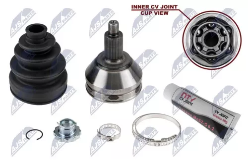 NTY NTY NPZ-VW-048 Front Outer NTY Cv Joint & Boot Kit 