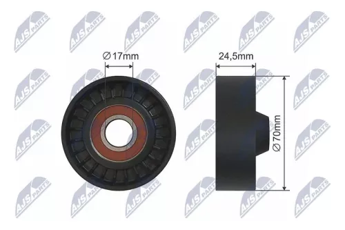 Deflection Pulley/Guide Pulley, V-belt