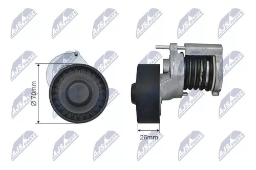 Tensioner Pulley, V-ribbed belt