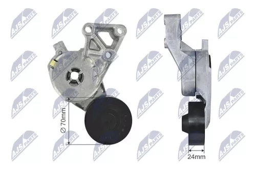 Tensioner Pulley, V-ribbed belt