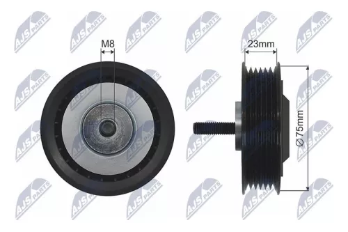 Deflection Pulley/Guide Pulley, V-belt