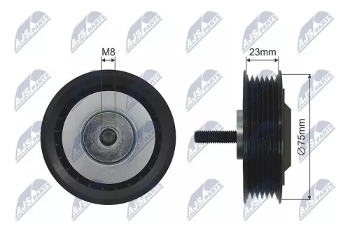 Deflection Pulley/Guide Pulley, V-belt