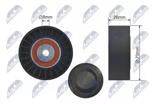 Deflection Pulley/Guide Pulley, V-belt