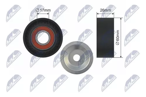 Tensioner Pulley, V-ribbed belt