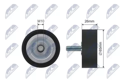 Tensioner Pulley, V-ribbed belt