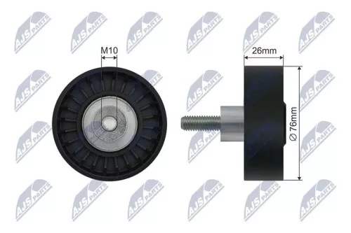 Tensioner Pulley, V-ribbed belt