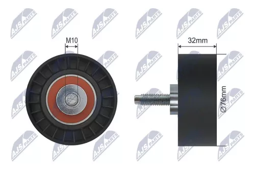 NTY NTY RNK-CH-006 Deflection Pulley/Guide Pulley, timing belt 