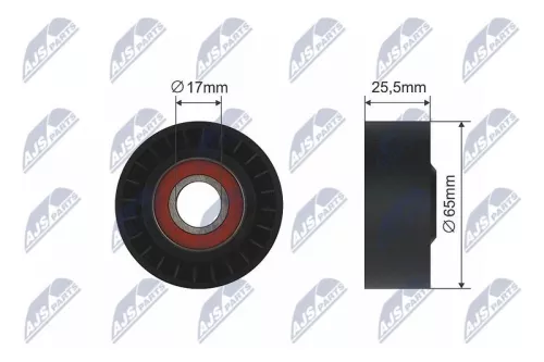 NTY NTY RNK-CH-031 Tensioner Pulley, V-belt 