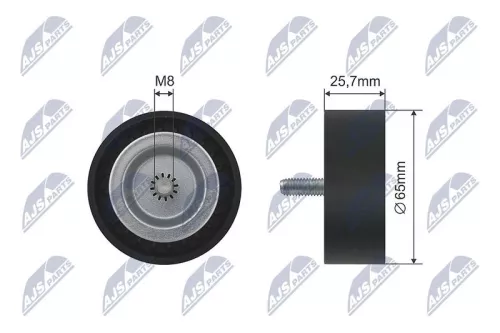 Deflection Pulley/Guide Pulley, V-belt