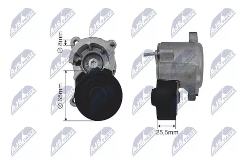 Tensioner Pulley, V-ribbed belt