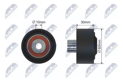 Tensioner Pulley, V-belt