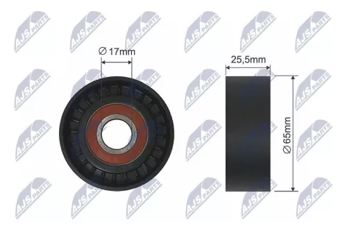 Tensioner Pulley, V-belt