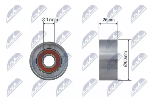 Tensioner Pulley, V-belt