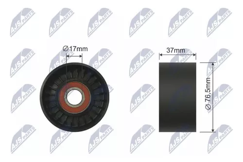 Tensioner Pulley, V-ribbed belt