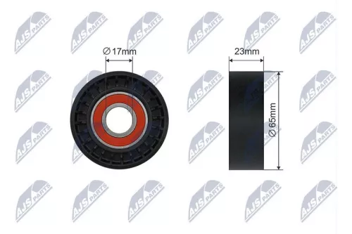 Tensioner Pulley, V-ribbed belt
