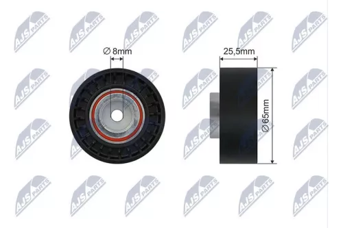 Tensioner Pulley, V-ribbed belt
