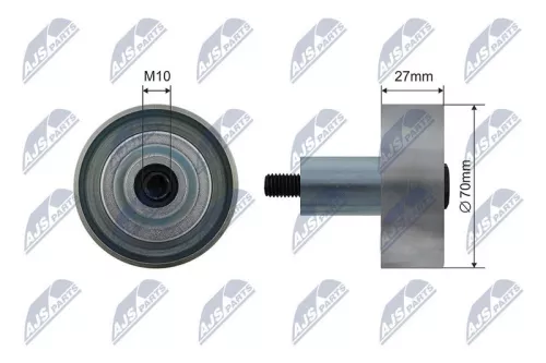 Tensioner Pulley, V-ribbed belt