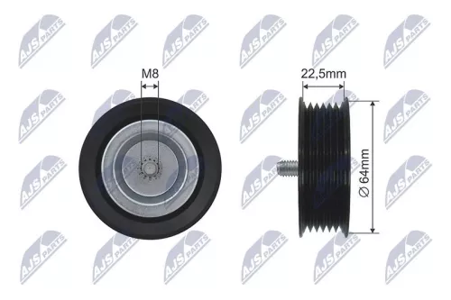 Deflection Pulley/Guide Pulley, V-belt
