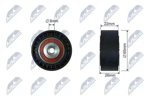 Tensioner Pulley, V-ribbed belt