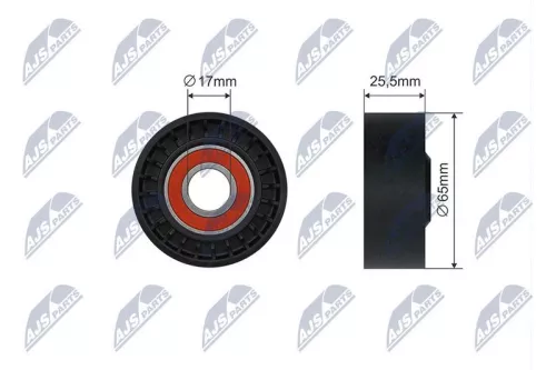 Tensioner Pulley, V-ribbed belt