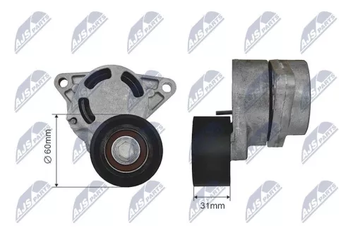 NTY NTY RNK-NS-035 Tensioner Pulley, V-ribbed belt 
