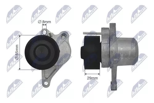Tensioner Pulley, V-ribbed belt