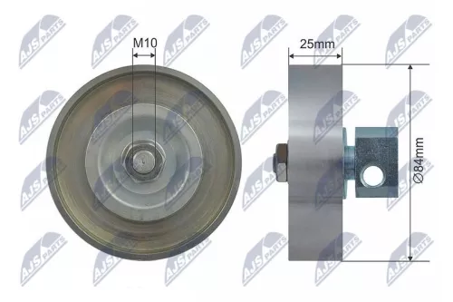 Tensioner Pulley, V-ribbed belt