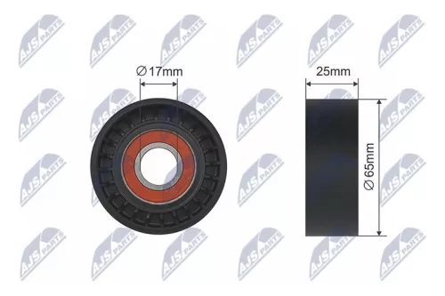Tensioner Pulley, V-ribbed belt