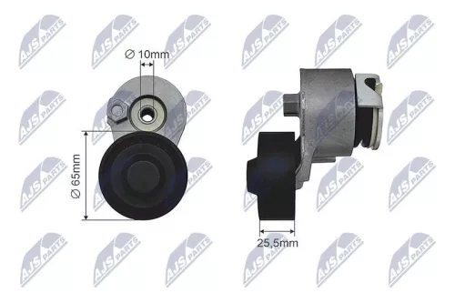 Tensioner Pulley, V-ribbed belt