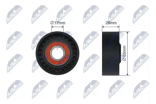 Tensioner Pulley, V-ribbed belt