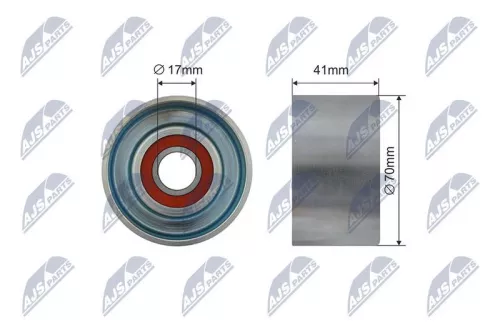 Tensioner Pulley, V-ribbed belt