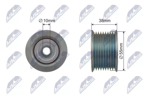 Tensioner Pulley, V-ribbed belt