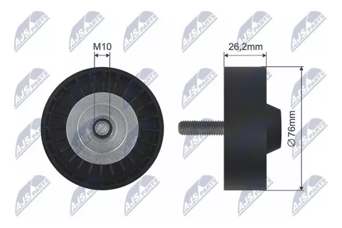 Tensioner Pulley, V-ribbed belt