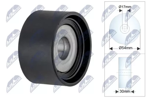 Deflection/Guide Pulley, V-ribbed belt