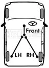 FIRST LINE FIRST LINE (FKB2533) Cable Pull, parking brake 